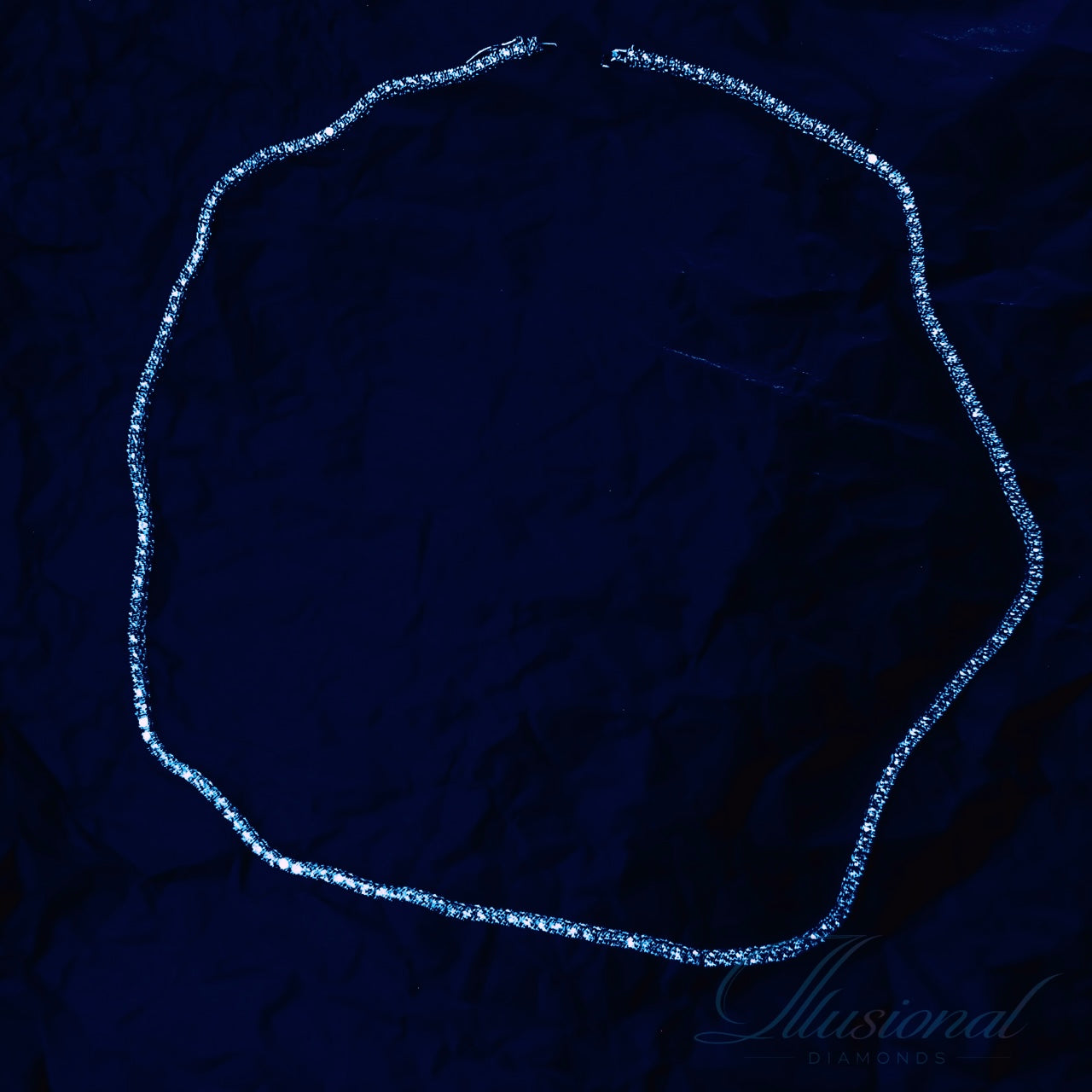 2MM White Classic Tennis Chain