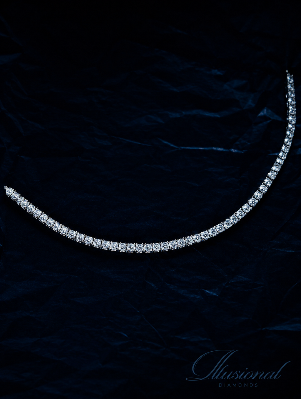 3MM White Classic Tennis Bracelet