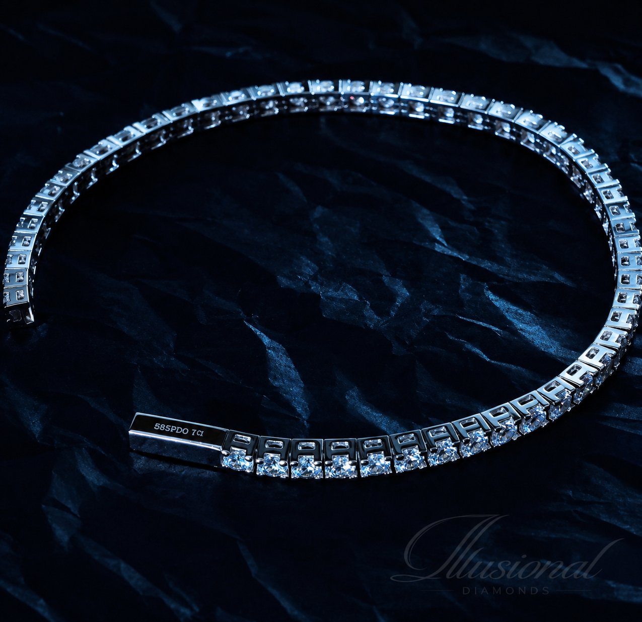3MM White Classic Tennis Bracelet