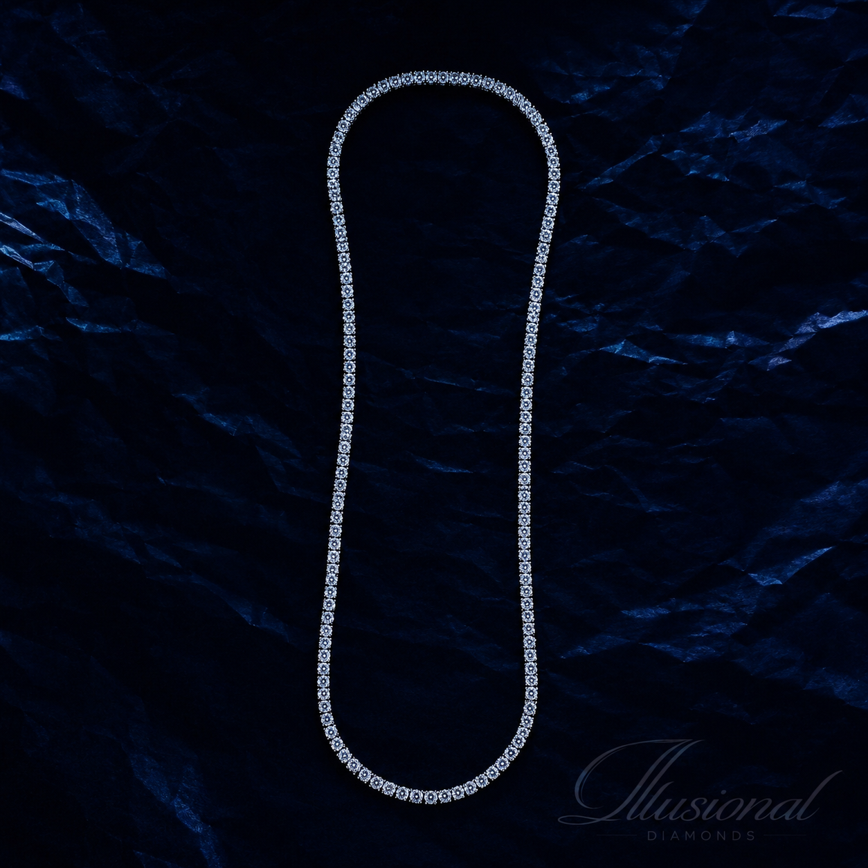 3MM White Classic Tennis Chain