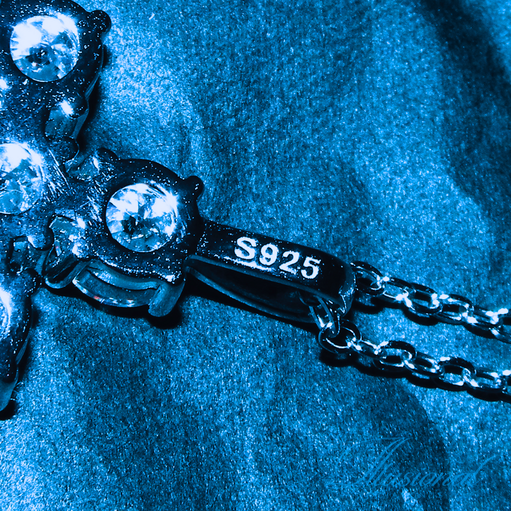 Silver 'Cross' Chain